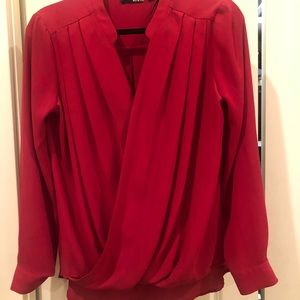 Ro & De wrap blouse
